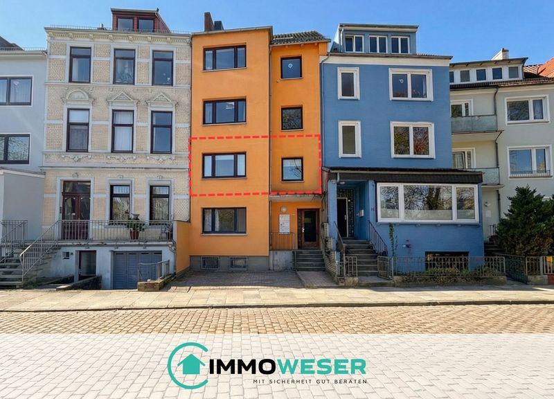 Kapitalanleger aufgepasst: Obergeschosswohnung im begehrten Flüsseviertel